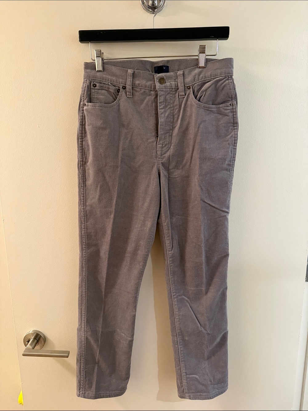 Women’s J Crew 27 Petite Gray Corduroy Pants